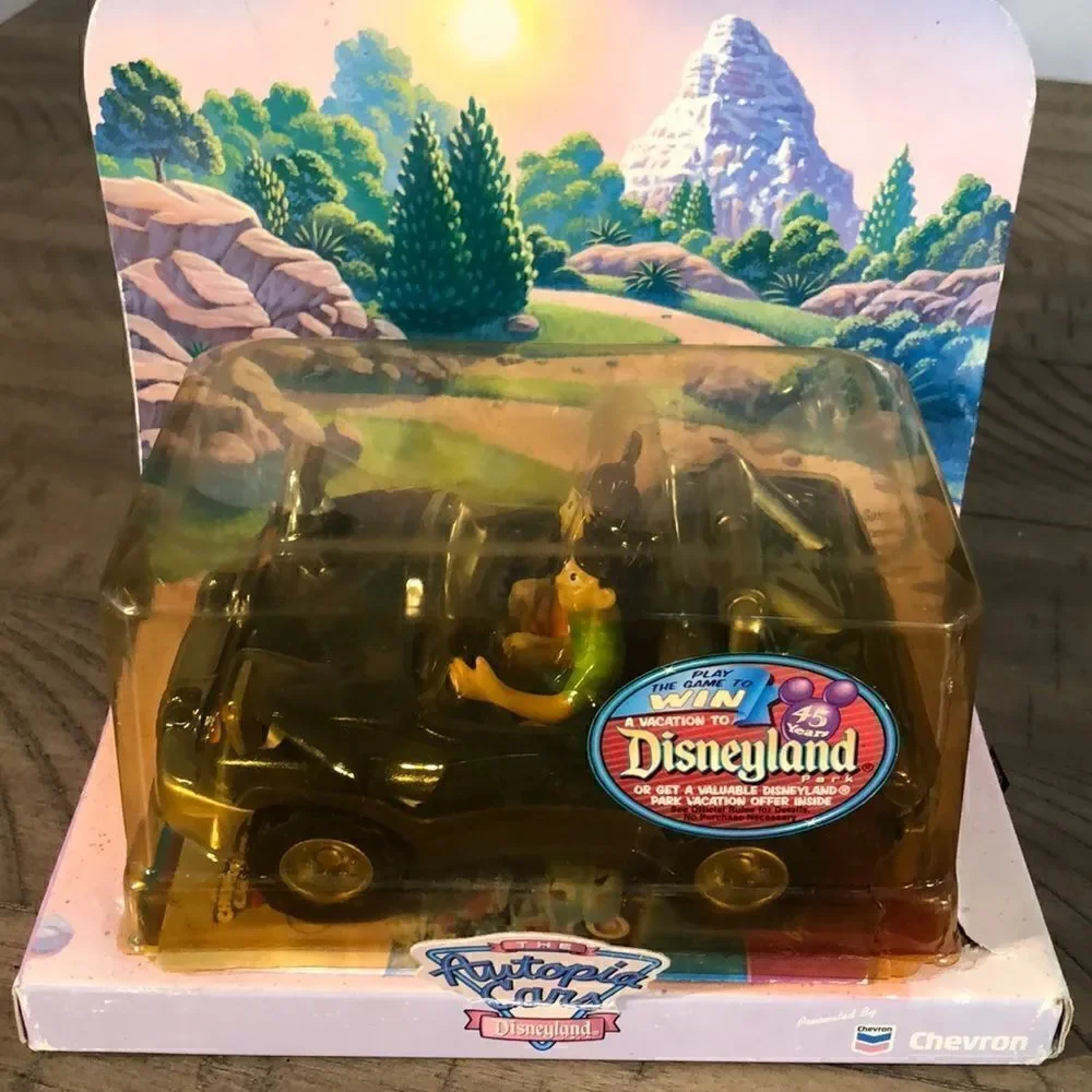 Disney’s Autopia Chevron Ltd Ed 2000 Pull Back Car with Mouseketeers Driving.